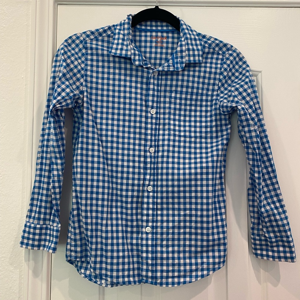 Cat and Jack boys button down shirt. Size Medium